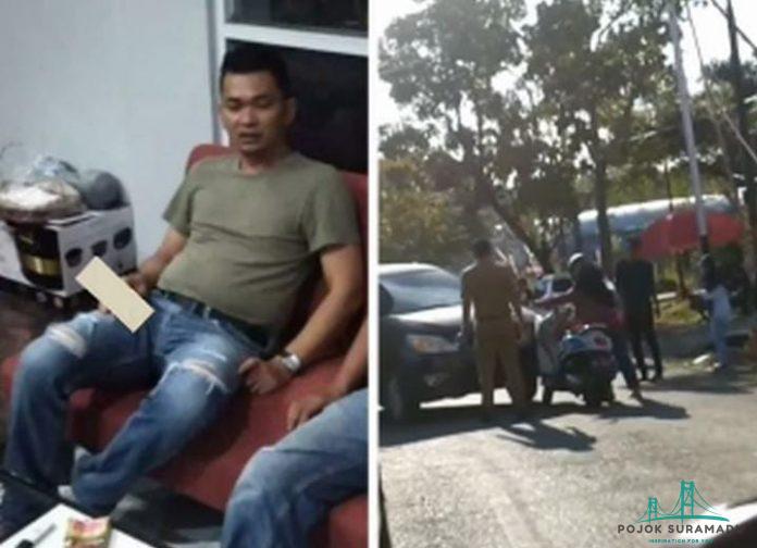 Viral Video Oknum ASN Yang Menendang Motor Wanita Hingga Terjatuh