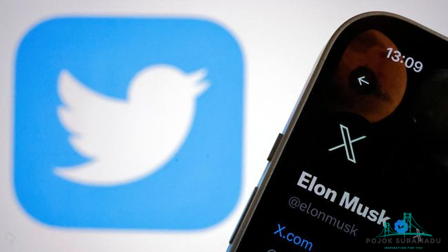 Elon Musk Ganti Logo Twitter Menjadi Logo X Hitam Putih