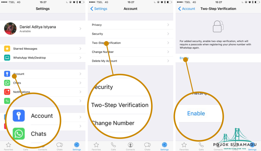 Cara Mengunci Whatsapp Mengaktifkan Verifikasi Dua Langkah