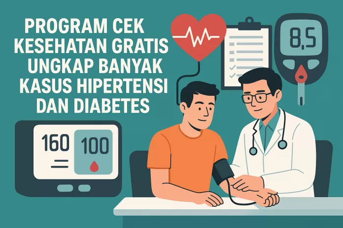 Program Cek Kesehatan Gratis Ungkap Banyak Kasus Hipertensi dan Diabetes