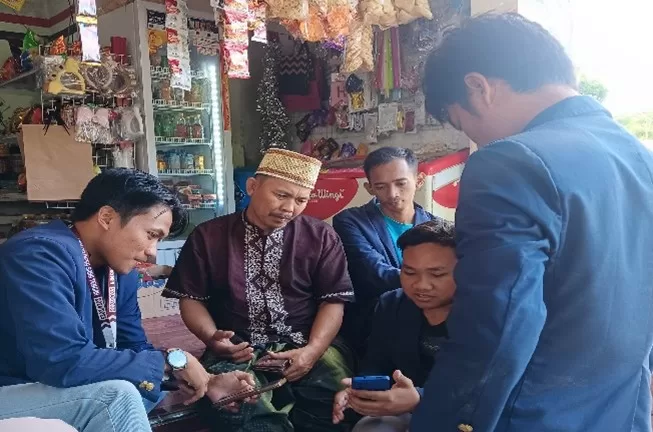 Simulasi Transaksi menggunakan QRIS di Toko Diana