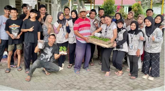 Ubah Limbah Jadi Manfaat, KKN 29 UTM Edukasi Warga Soal Pupuk Organik dari Limbah Kotoran Ayam